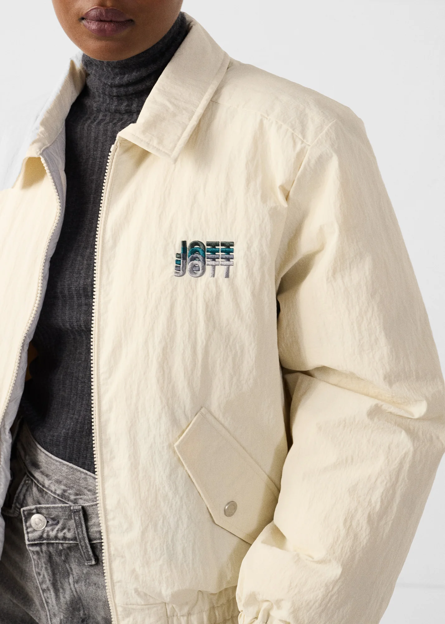 Bomber Naturel/gris glace Becky - Image 4