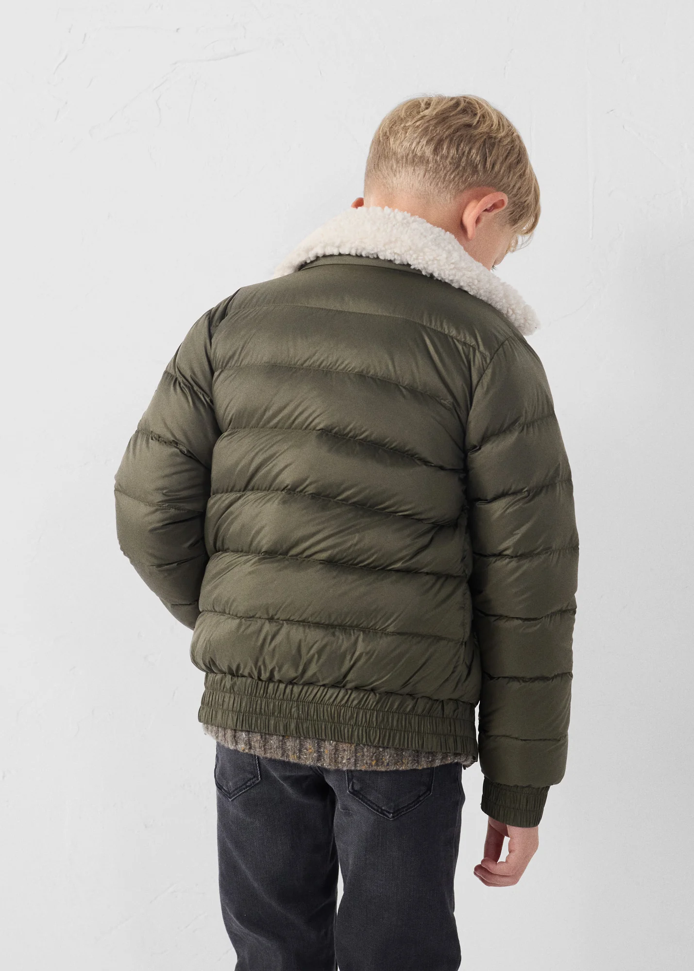Doudoune enfant aviateur Army Bass - Image 4