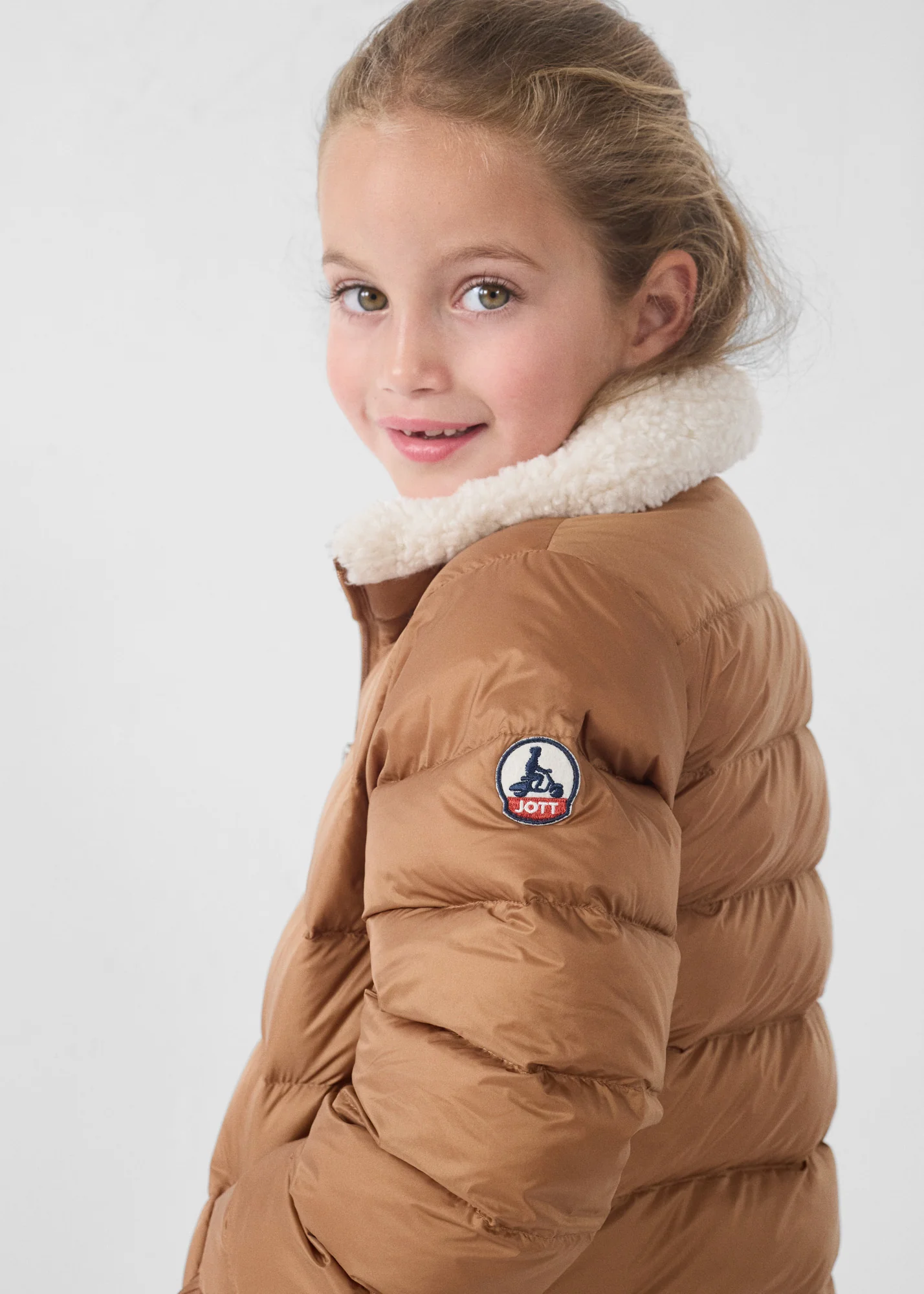Doudoune enfant aviateur Sucre roux Bass - Image 5